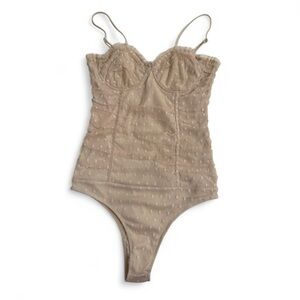 Cloud Ten Sheer Cream Bodysuit